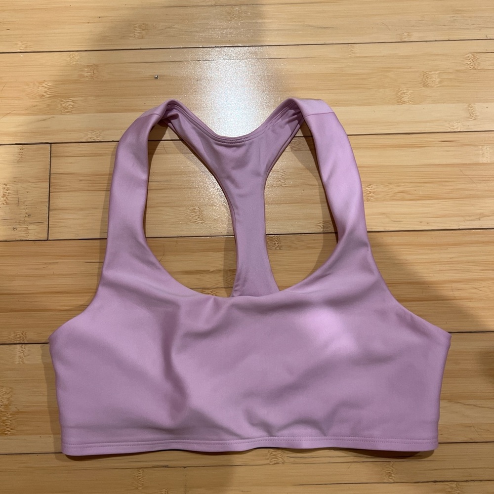ALO Yoga Pink Racerback Sports Bra